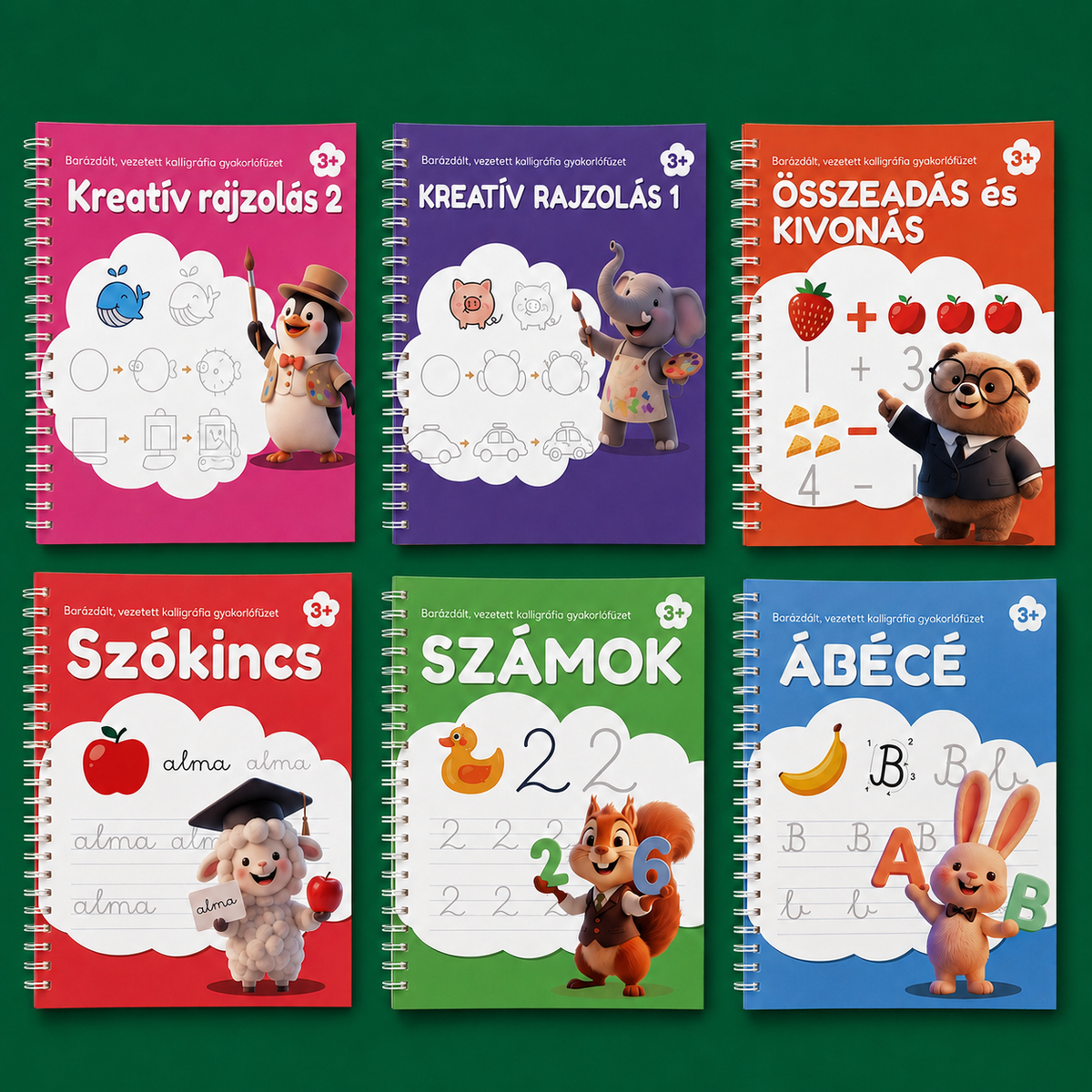 Apró Zsenik - Újrahasználható Írás- és Tanulókészlet Gyerekeknek