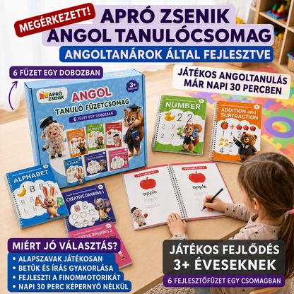 Apró Zsenik - Angol Tanulócsomag Gyerekeknek