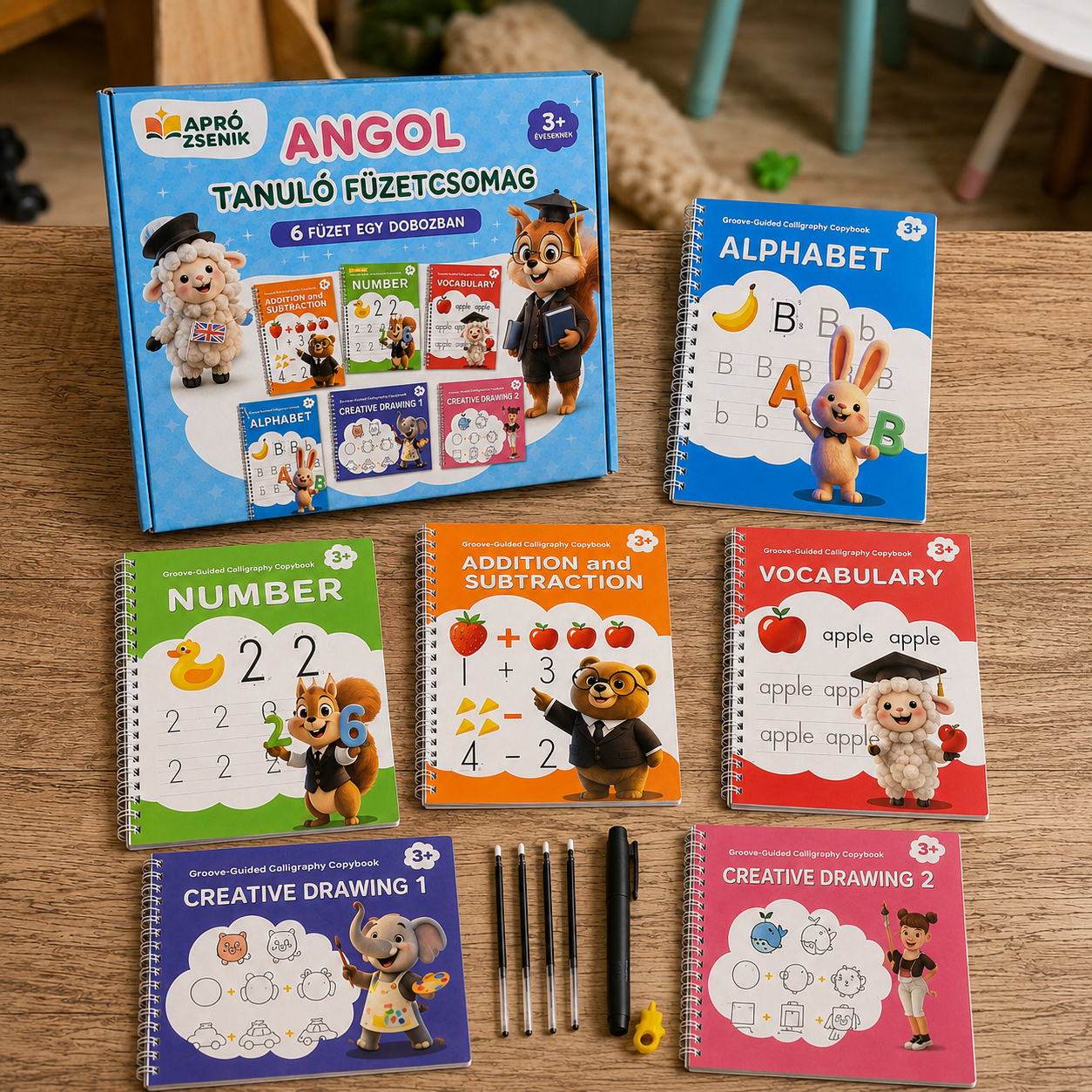 Apró Zsenik - Angol Tanulócsomag Gyerekeknek